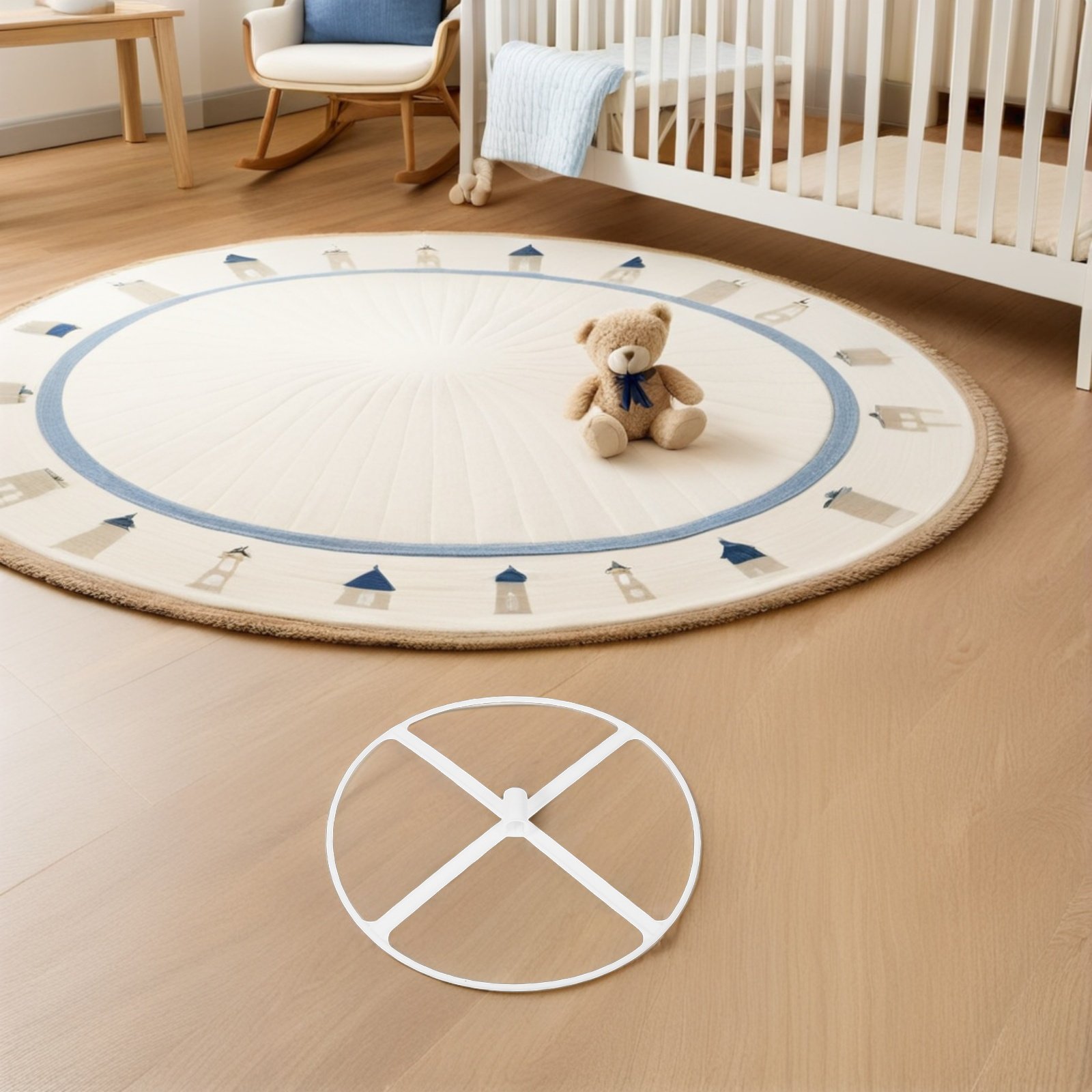 Baby Nursery Frames - Uniwersalna siatka do łóżeczka dziecięcego, uchwyt