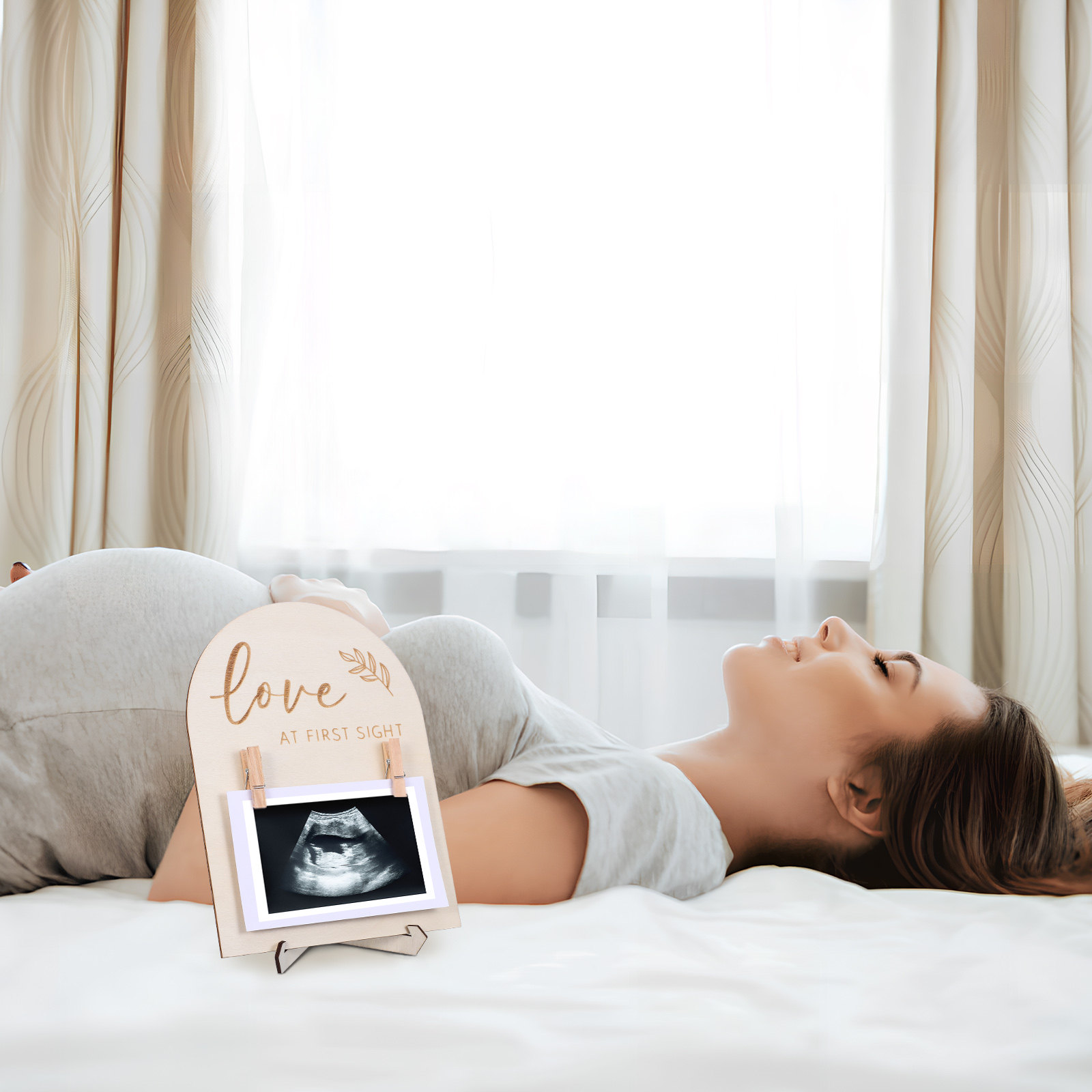 Baby Nursery Frames - Drewniana ramka na zdjęcia niemowlęce, ramka