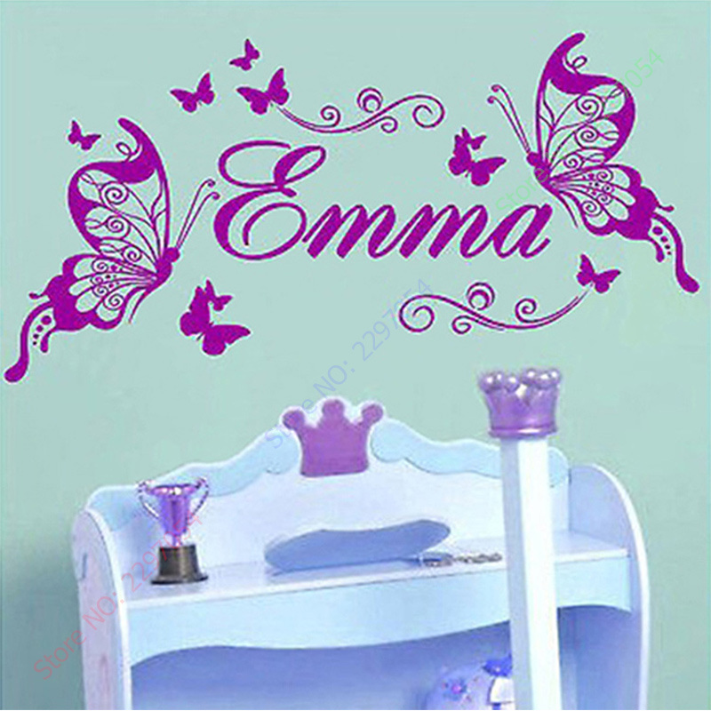 Nowe motyle spersonalizowana n – Baby Nursery Decor Girl recenzja i cena