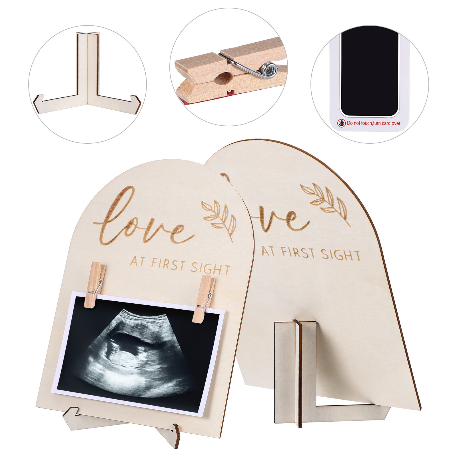 Drewniana ramka na zdjęcia nie – Baby Nursery Frames recenzja i cena