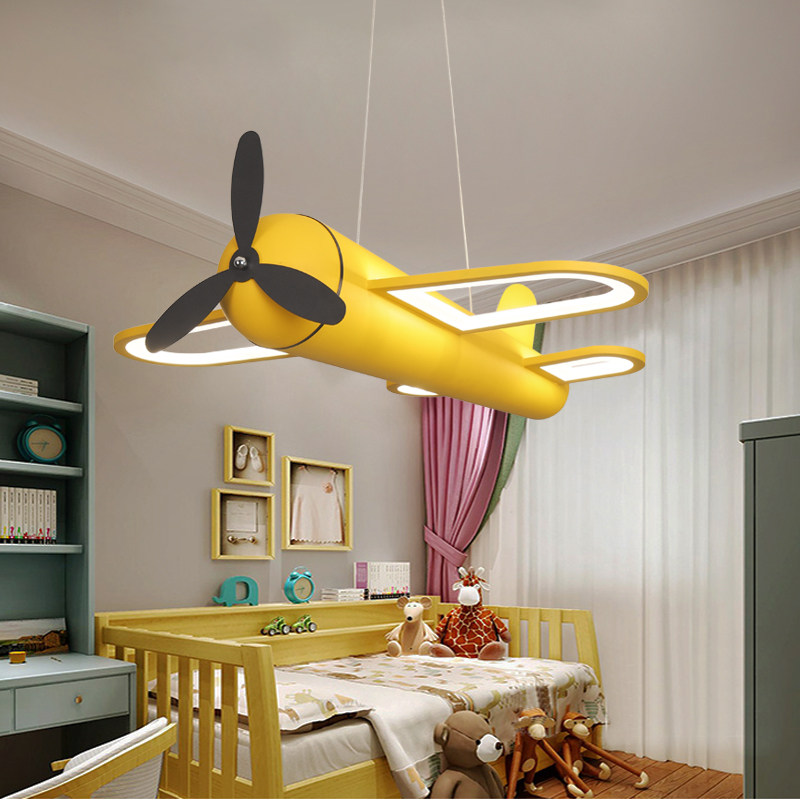 Kreatywna niebiesko-żółta lamp – Baby Nursery Boy recenzja i cena