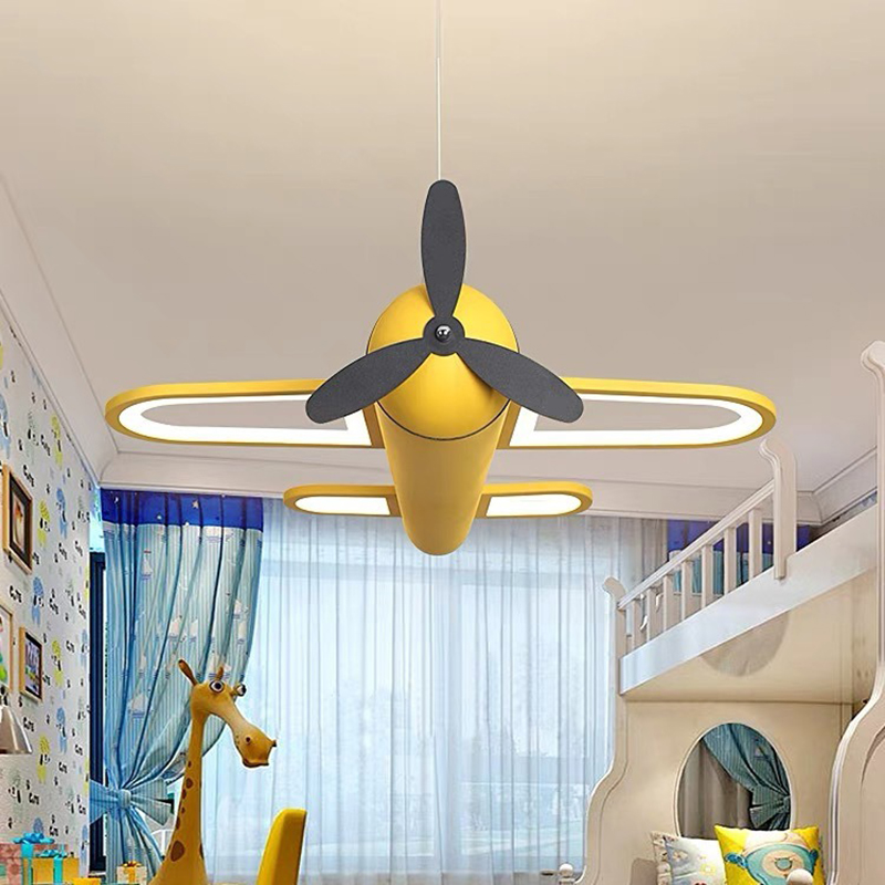 Kreatywna niebiesko-żółta lamp – Baby Nursery Boy recenzja i cena