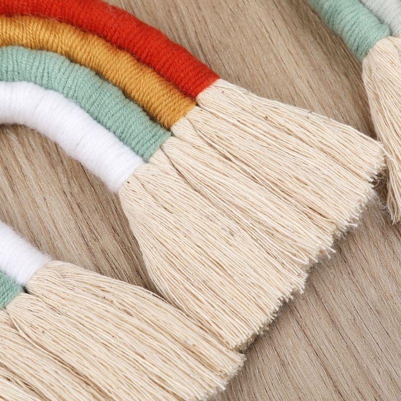 L43A Rainbow Macrame Wall wisz – Baby Girl Nursery Quotes recenzja i cena