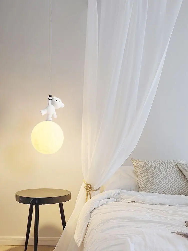 Lampa Niedźwiedź Kreskówkowa L – Baby Nursery Light Fixture recenzja i cena